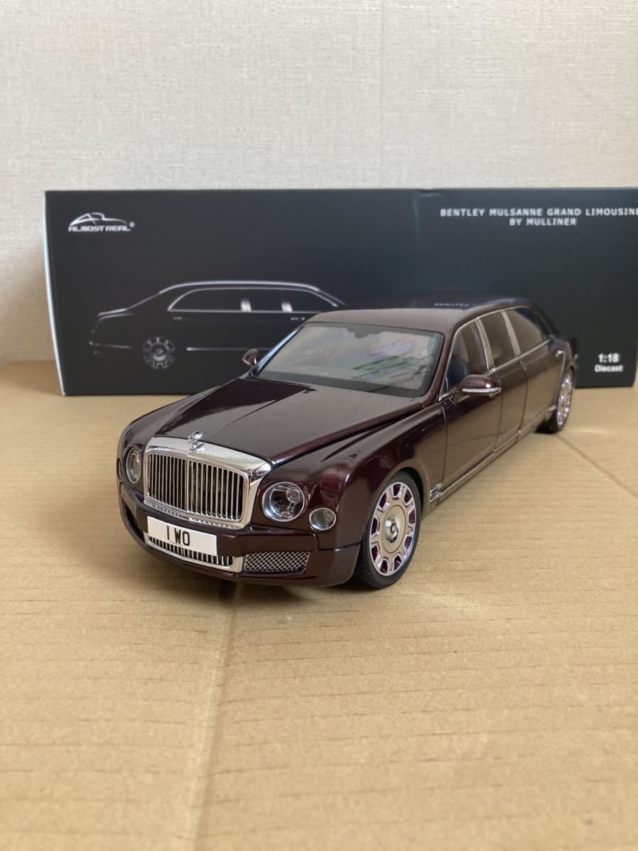 ミニカー 1/18 ベントレー ミュルザンヌ グランドリムジン ALMOST REAL