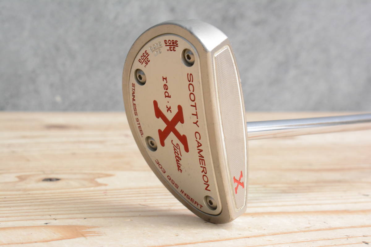 程度良好 人気シリーズ】タイトリスト スコッティキャメロン RED X2
