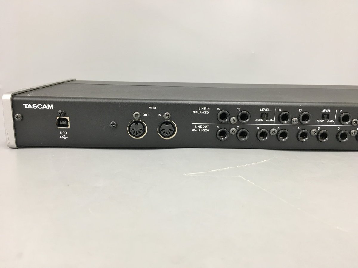 タスカム TASCAM オーディオ MIDIインターフェース US-16x08 マイク