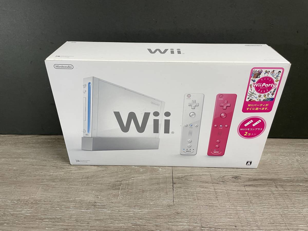 ☆ Wii ☆ 本体 遊べるセット Wiiパーティー 同梱版 シロ 動作品 状態