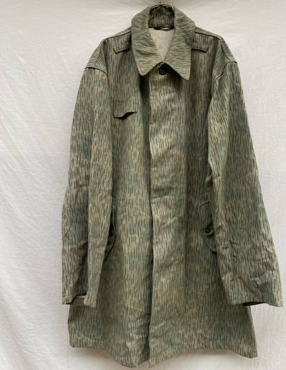 Czechoslovakia Army 60s Vintage チェコスロバキア軍コート Coat 2C ビンテージ ミリタリー 1963 ニードルカモ M60 レインドロップカモ_画像2