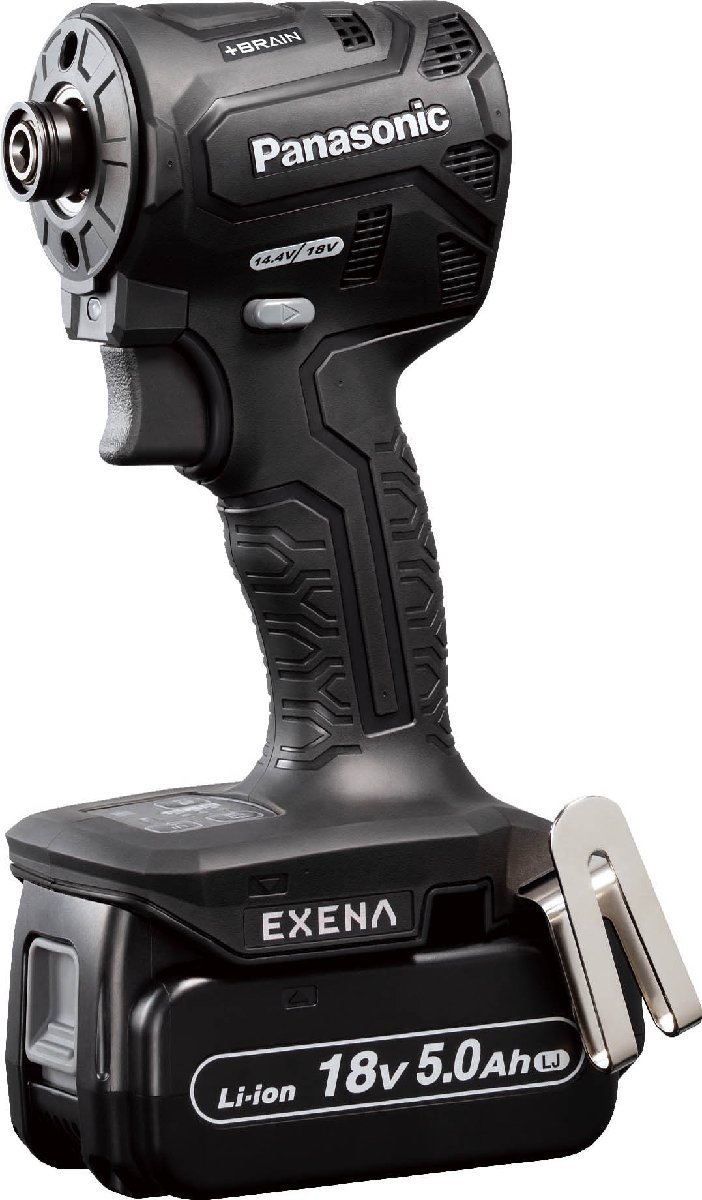 パナソニック Panasonic 18V 5Ah インパクト ドライバー (黒
