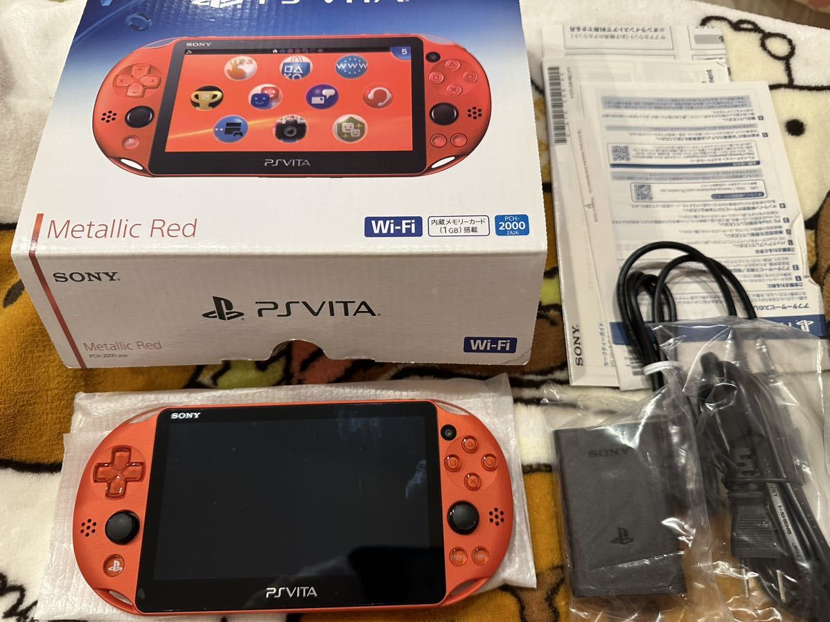 1円~未使用に近い 完品 画面無傷 PlayStation Vita PCH-2000 Wi-Fi
