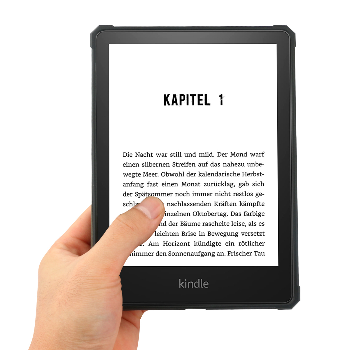 Amazon 第11世代 Kindle Paperwhite (2021) 専用 ケース カバー 薄型 軽量型 高品質PUレザーケース ネイビーブルー_画像9