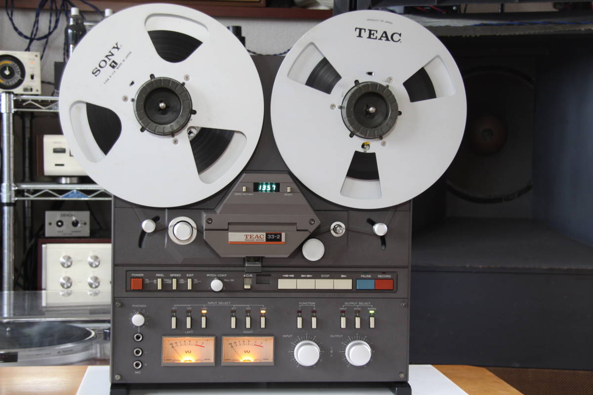 TEAC ３３ー２・Tascam Series・２トラ３８・テープ デッキ・実働美機