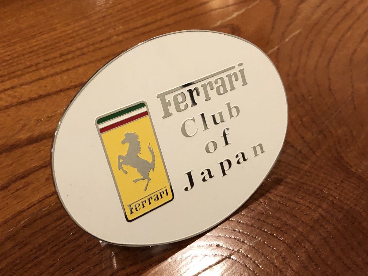 フェラーリ グリル エンブレム 希少 Ferrari Club of Japan 246 308
