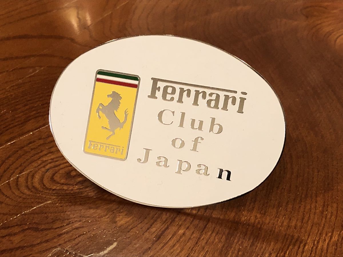 フェラーリ グリル エンブレム 希少 Ferrari Club of Japan 246 308