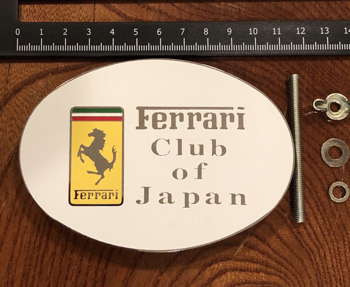 フェラーリ グリル エンブレム 希少 Ferrari Club of Japan-