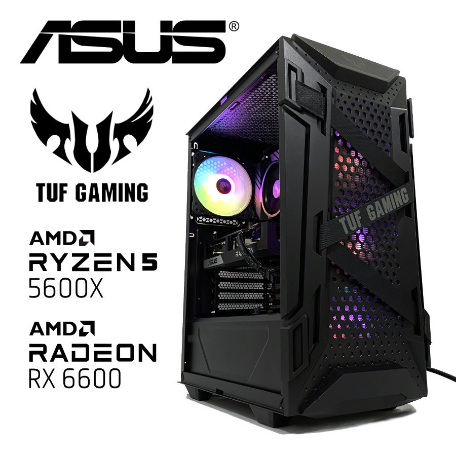 野花 卯月 新品パーツ多数/ゲーミングPC/Ryzen5 5600X/6600XT - 通販
