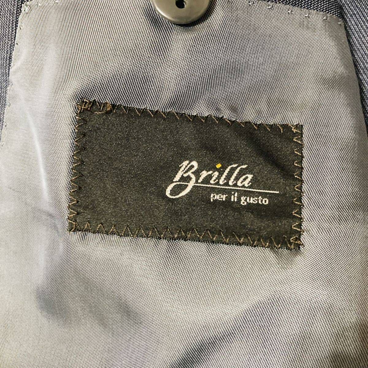 ブリッラ Brilla per il gusto スーツ 44 シルク 絹-