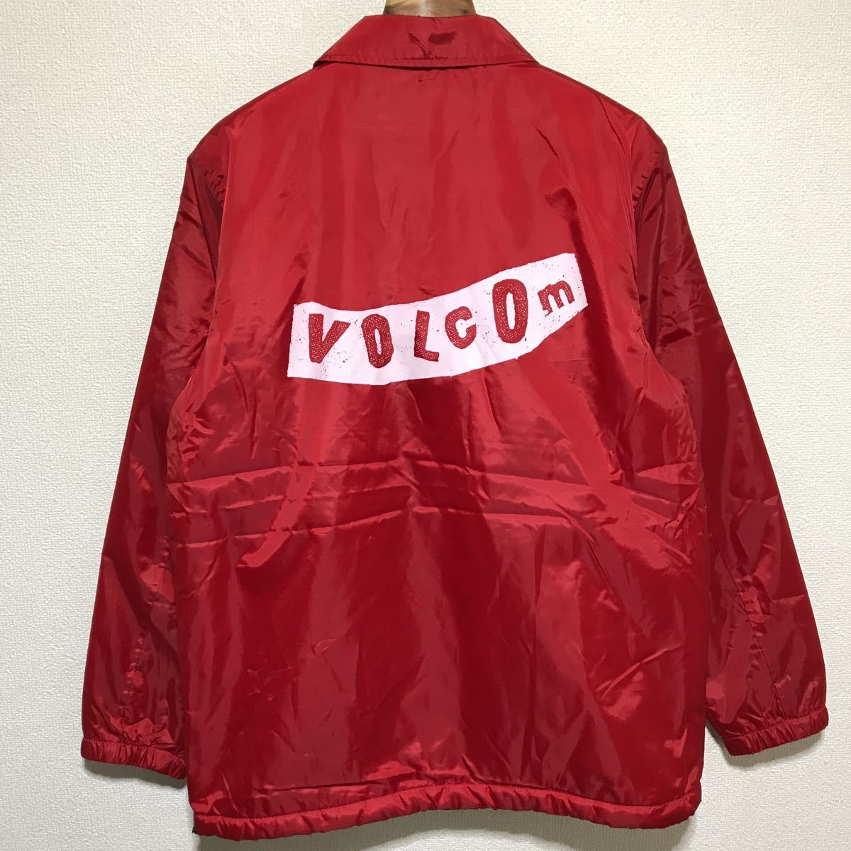 [即決古着]VOLCOM/ボルコム/Pistol Boa Coach Jkt/裏ボアコーチジャケット/レッド/Lサイズ_画像2