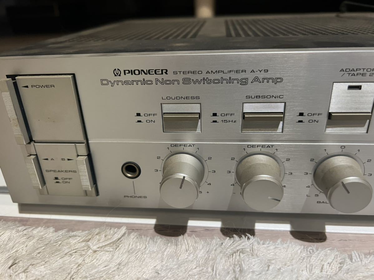 Pioneer A-Y9 ジャンク Yahoo!オークション - ジャンク品 プリメインアンプ Pioneer A