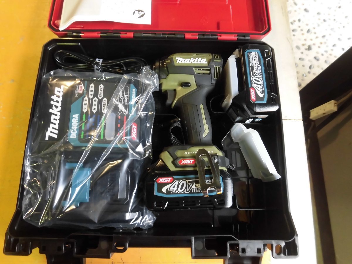 □マキタ TD002GRDXO オリーブ 40Vmax 充電式インパクトドライバセット