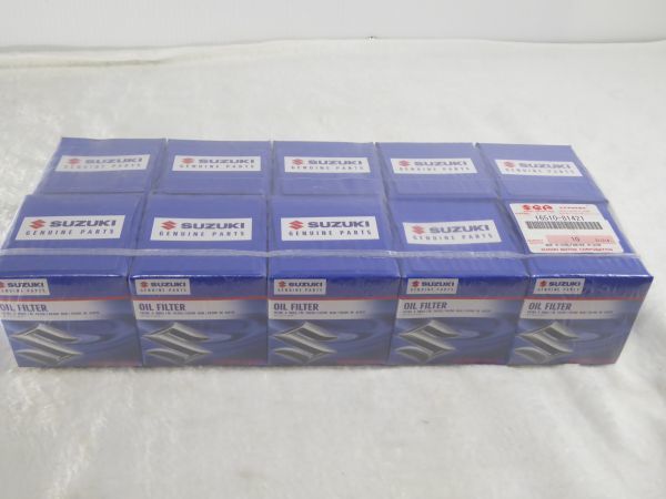  Suzuki original oil element oil filter 10 piece set 16510-81421 128J