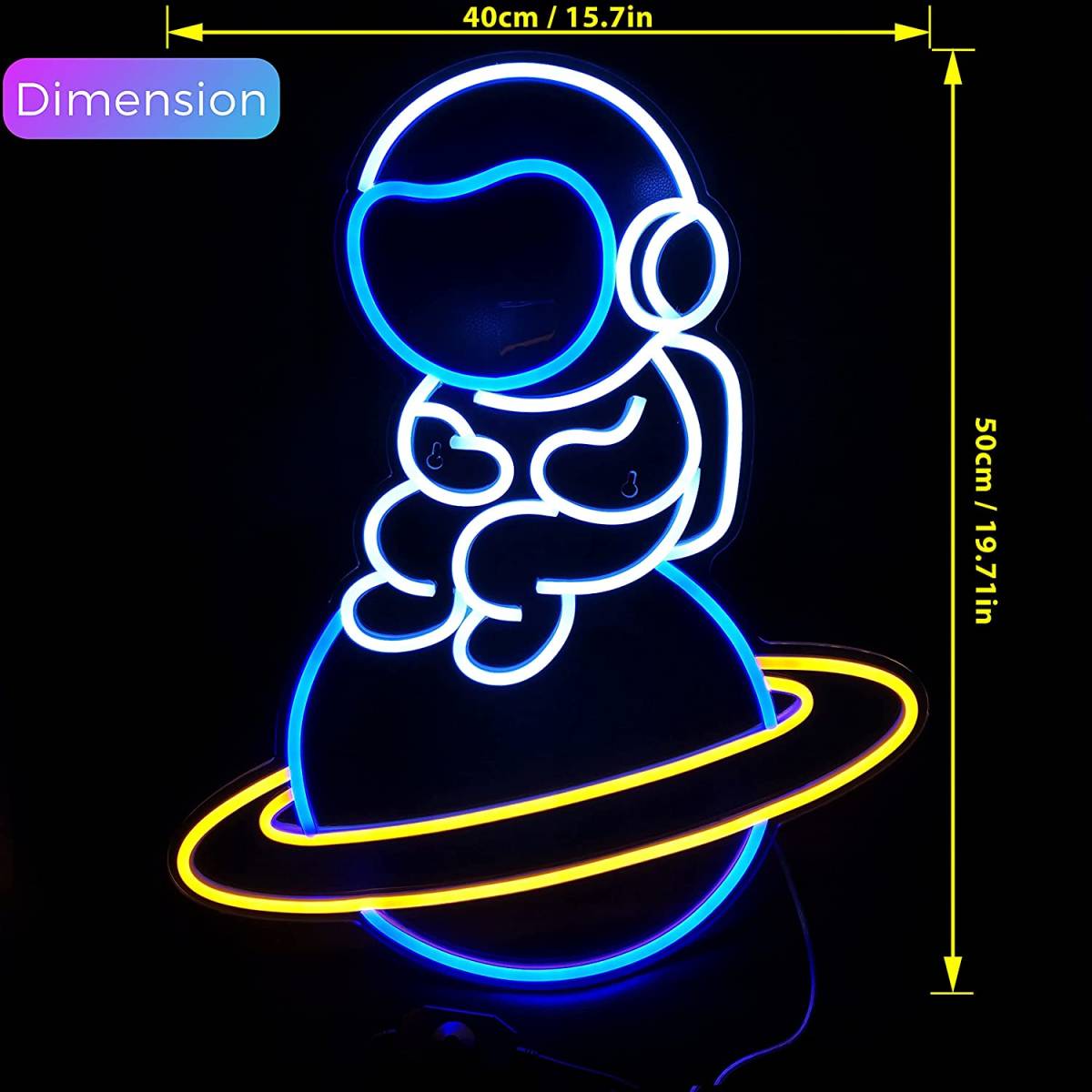 ネオンサイン 宇宙飛行士 Bigサイズで大迫力 視認性抜群 店内 ネオンサイン 宇宙飛行士 Bigサイズで大迫力 視認性抜群 店内