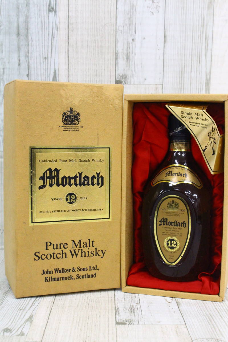 行董】未開栓/古酒 JOHNNIE WALKER MORTLACH 12年 ジョニーウォーカー