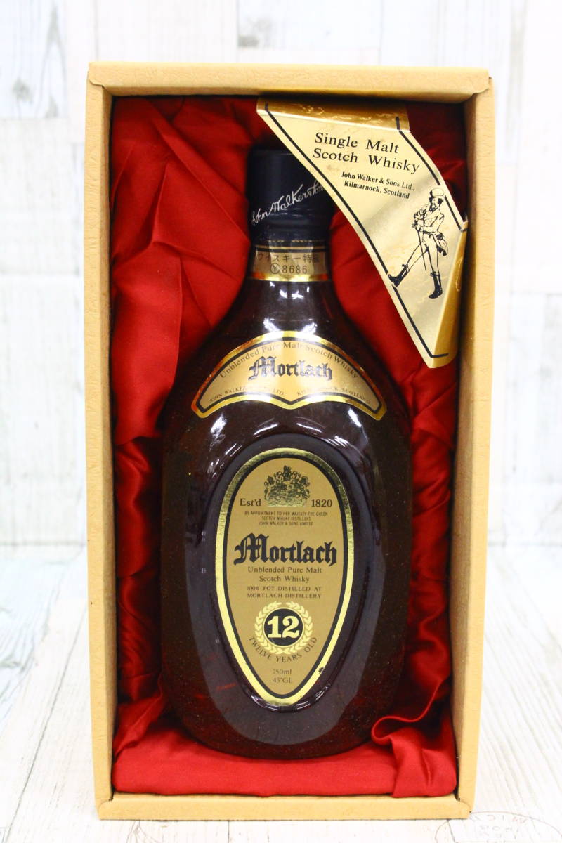 行董】未開栓/古酒 JOHNNIE WALKER MORTLACH 12年 ジョニーウォーカー