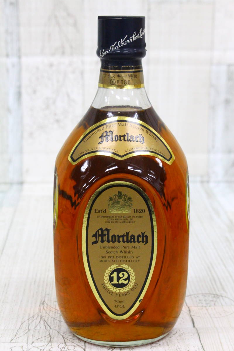 行董】未開栓/古酒 JOHNNIE WALKER MORTLACH 12年 ジョニーウォーカー