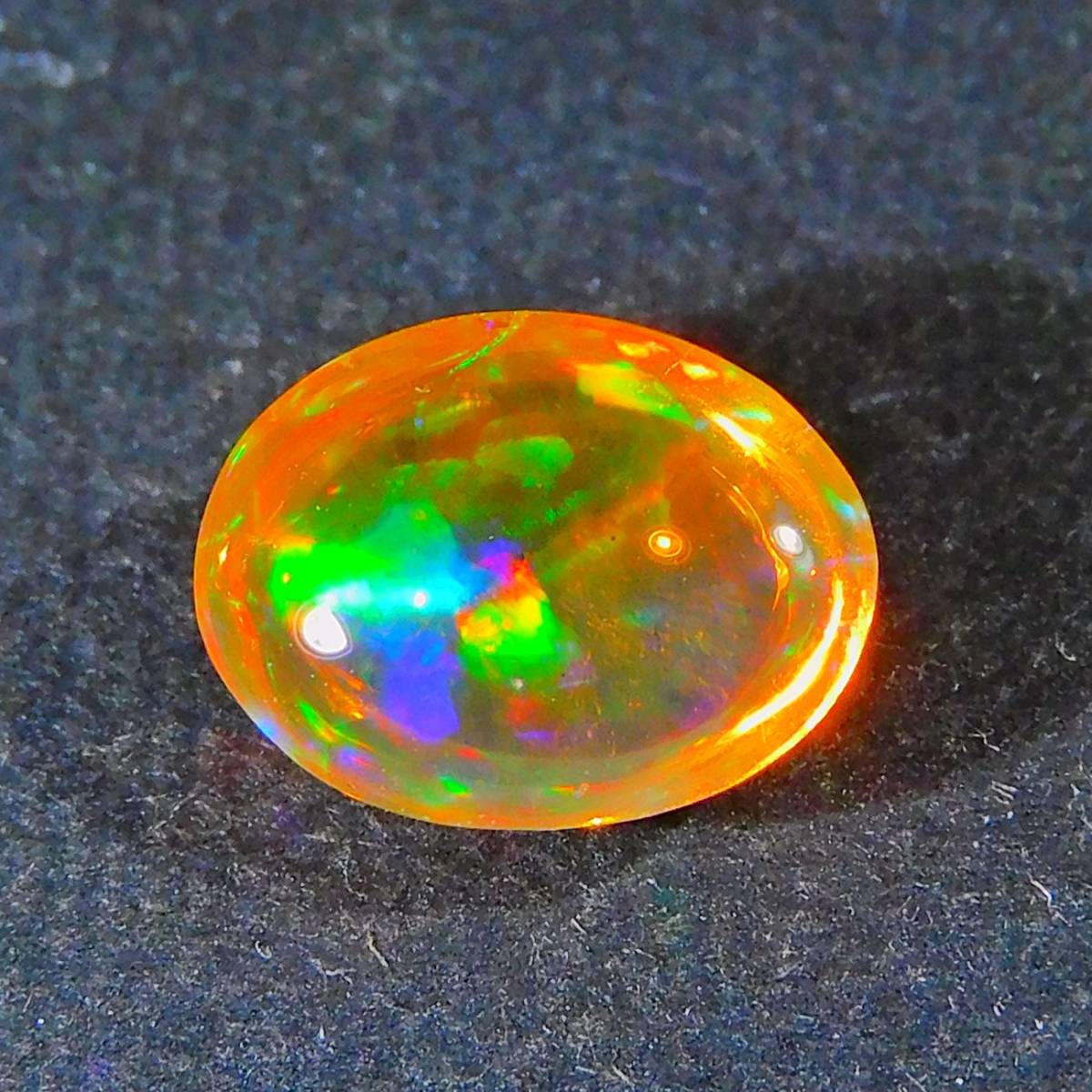 遊色抜群！！◆天然ファイヤーオパール 1.13ct◆ Fire Opal 遊色 裸石 ジュエリー　_画像6