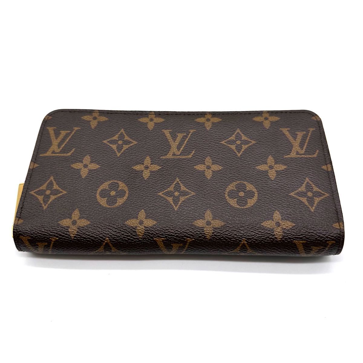 LOUIS VUITTON ルイヴィトン モノグラム ジッピーウォレット ローズ