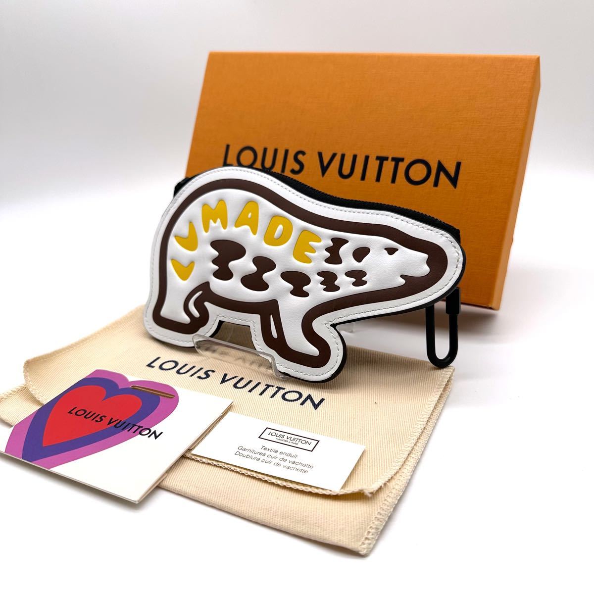 【美品】LOUIS VUITTON ルイヴィトン ダミエ エベヌ ジャイアント NIGOコラボ コインケース 小銭入れ