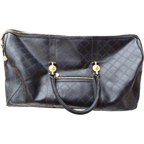 D9415ND VERSACE ヴェルサーチ ボストン バッグ ブラック系