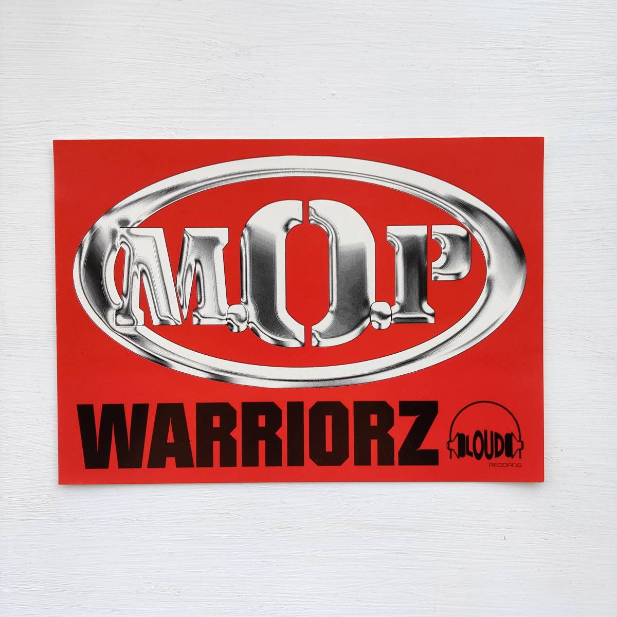 新品未使用 M O P オフィシャルステッカー(サイズ大) 非売品 新品未使用 M O P オフィシャルステッカー(サイズ大) 非売品