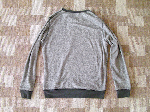 [THE SHOP TK MIXPICE] sweat * sweatshirt V character gadget Monotone color scheme thin M