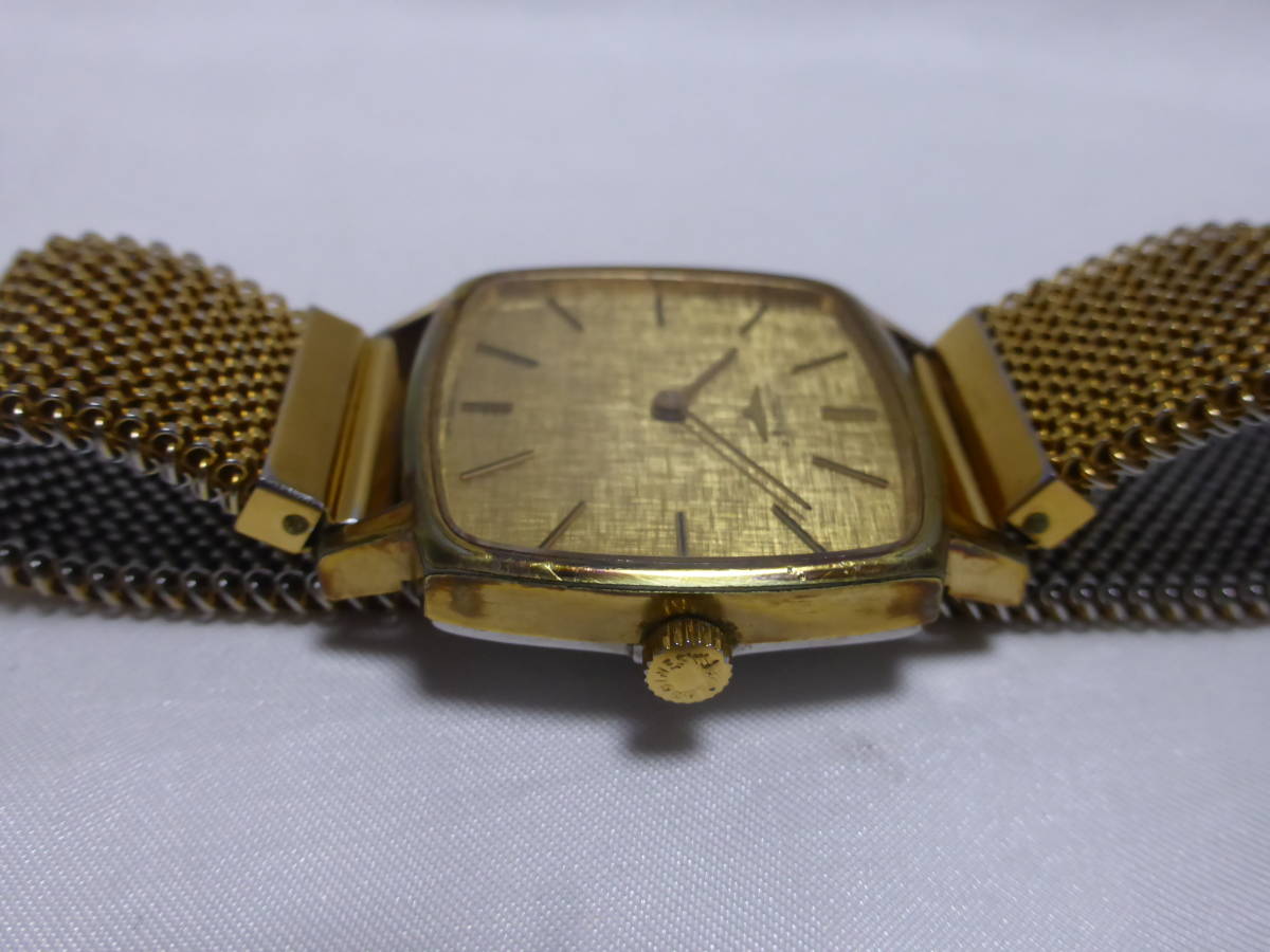 年間定番 LONGINES ロンジン 18K 無垢 2針 手巻き メンズ 腕時計