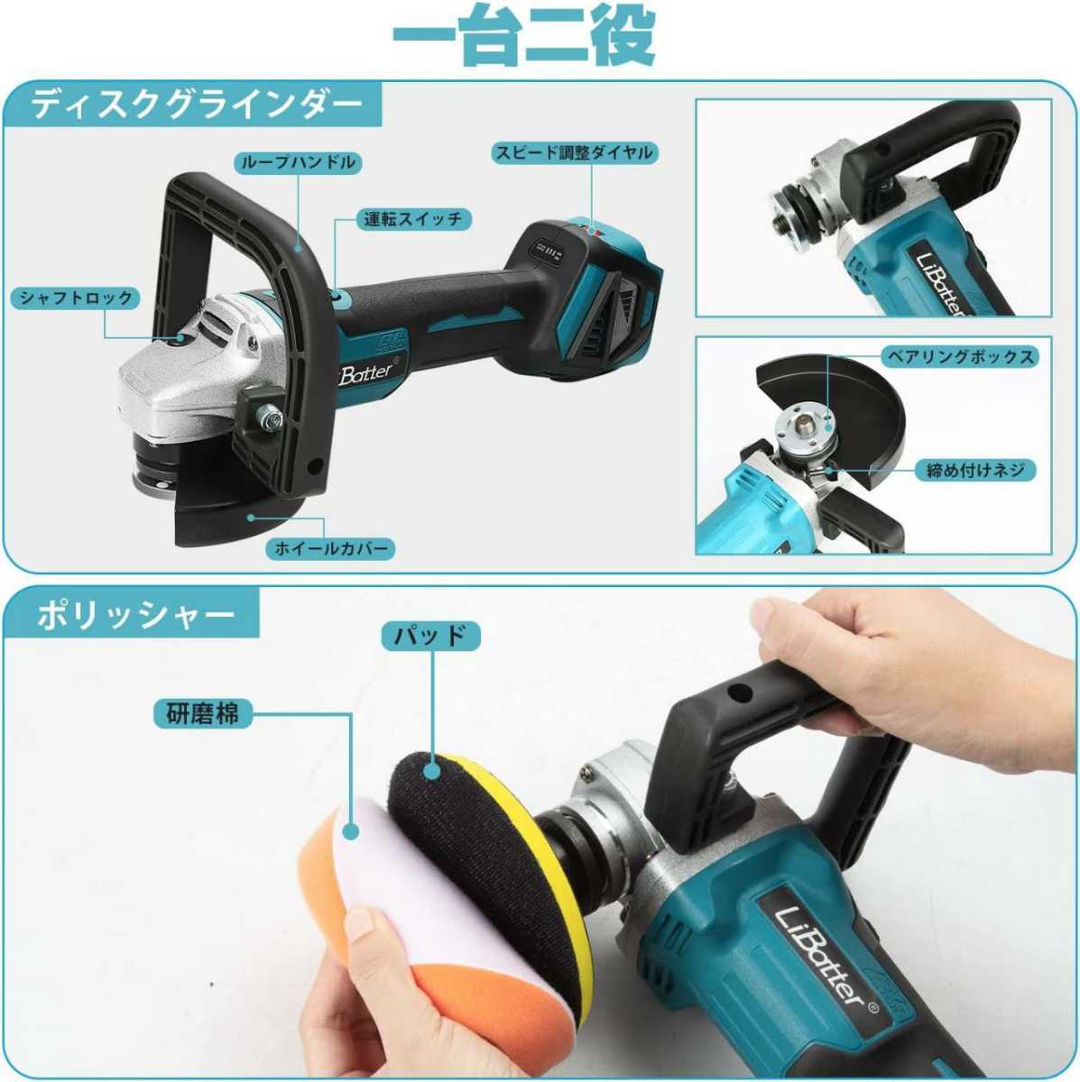 Yahoo!オークション - 1円出品 送料無料 ディスクグラインダー Yahoo!オークション - 1円出品 送料無料 ディスクグラインダー