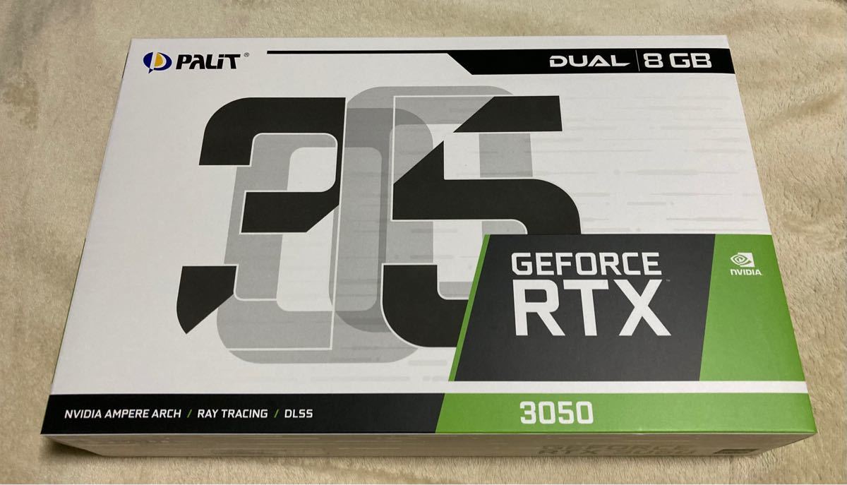 オータムセール グラフィックボード Palit GeForce RTX3050 GDDR6 8GB