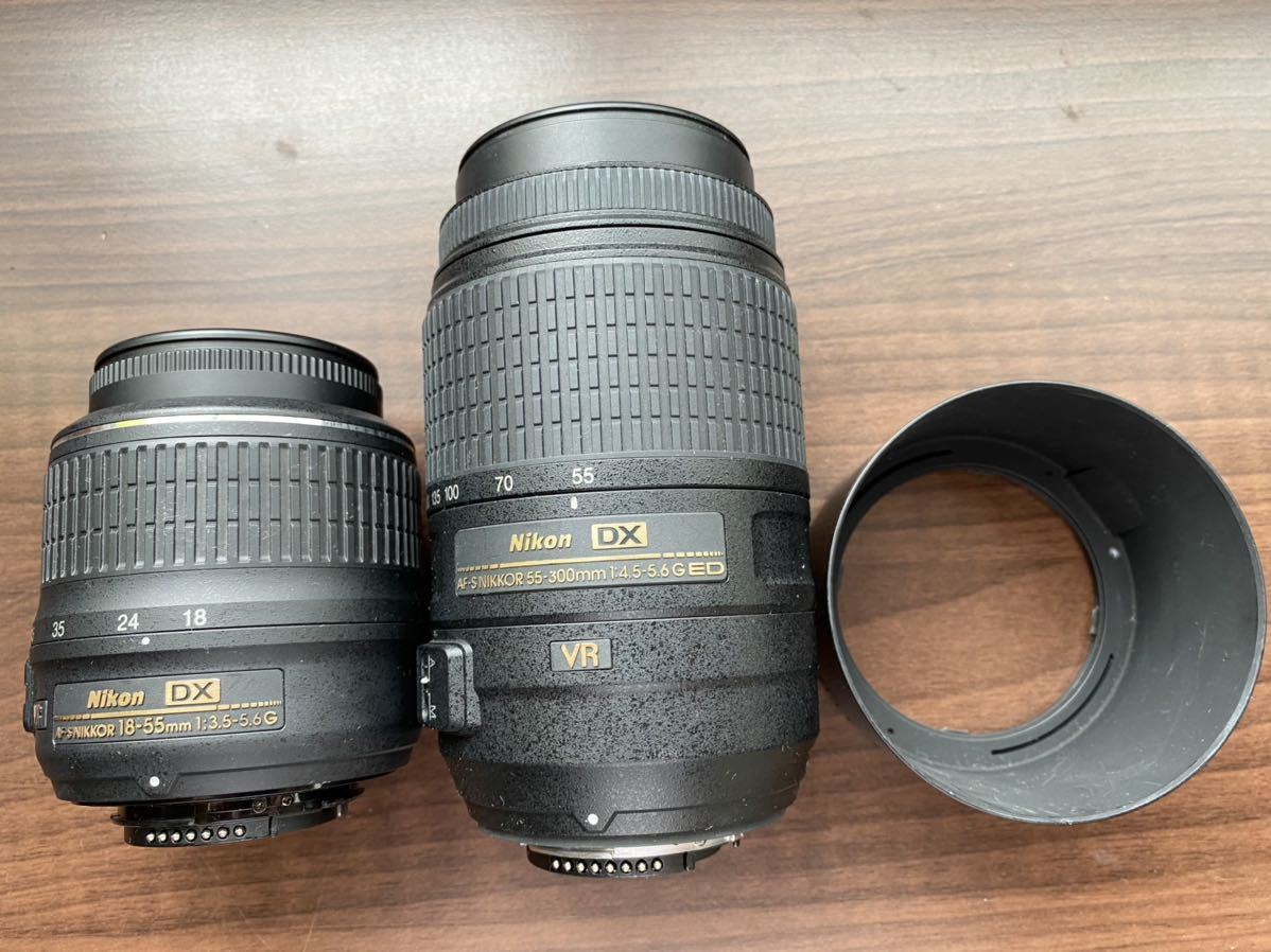 2021年最新入荷 ニコン ED レンズ AF-S 55-300mm NIKKOR 18~55mm & DX