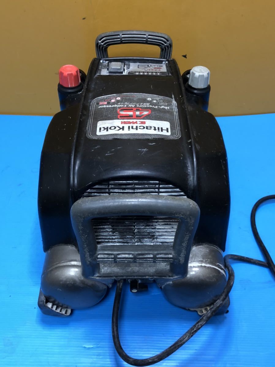 HITACHI 日立工機 高圧エアコンプレッサ AIR COMPRESSOR 100v EC 1445H