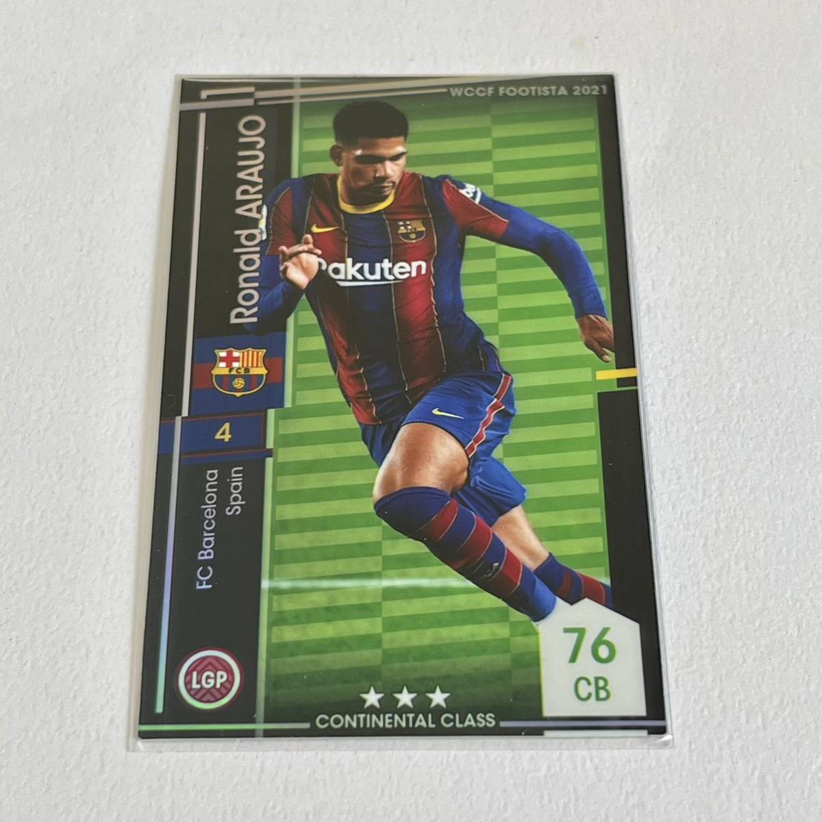 ♪♪WCCF FOOTISTA 2021 ロナルド・アラウホ Ronaldo Araujo FC Barcelona RU後♪三点落札で普通郵便送料無料♪_画像1