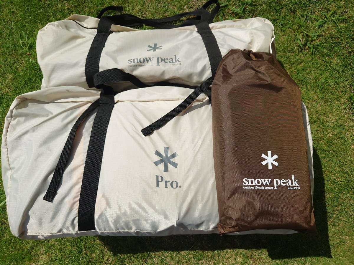 snow peak スノーピーク 旧ロゴ ブランケット グランドシート セット-