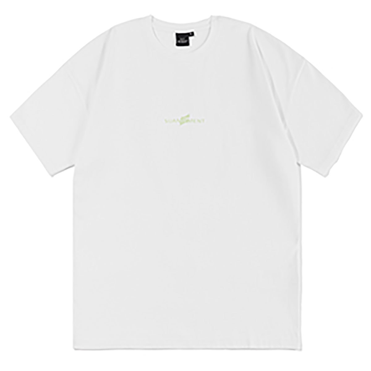 【 SUAMOMENT 】 ユニセックス オーバーサイズ バックプリント Tシャツ UNISEX CLAW MARKS NEON PRINT T-shirt ホワイトxイエロー_画像8