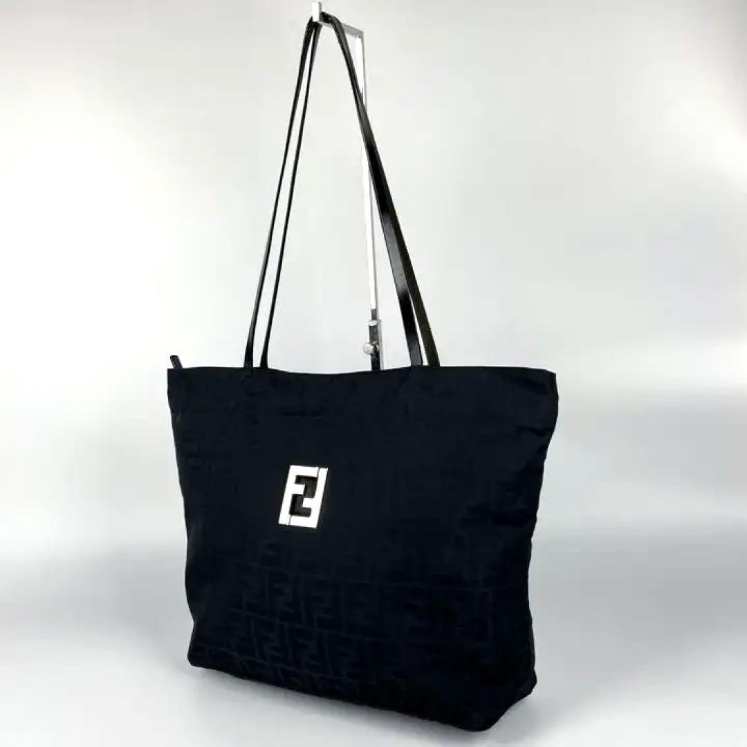 メール便送料無料05 極美品 FENDI フェンディ ナイロン トートバッグ