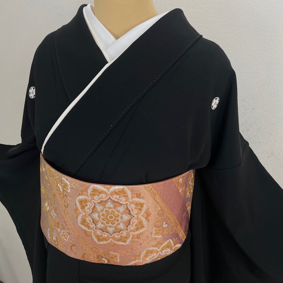 堅実な究極の 4311 4311 黒留袖 二点セット 結婚式 作家物 和田 光正
