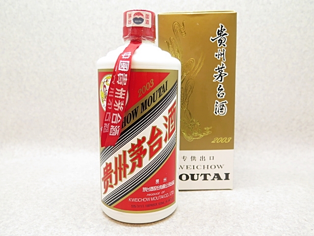 【古酒】貴州茅台酒 マオタイ酒 天女ラベル 2003年 中国酒 500ml ot