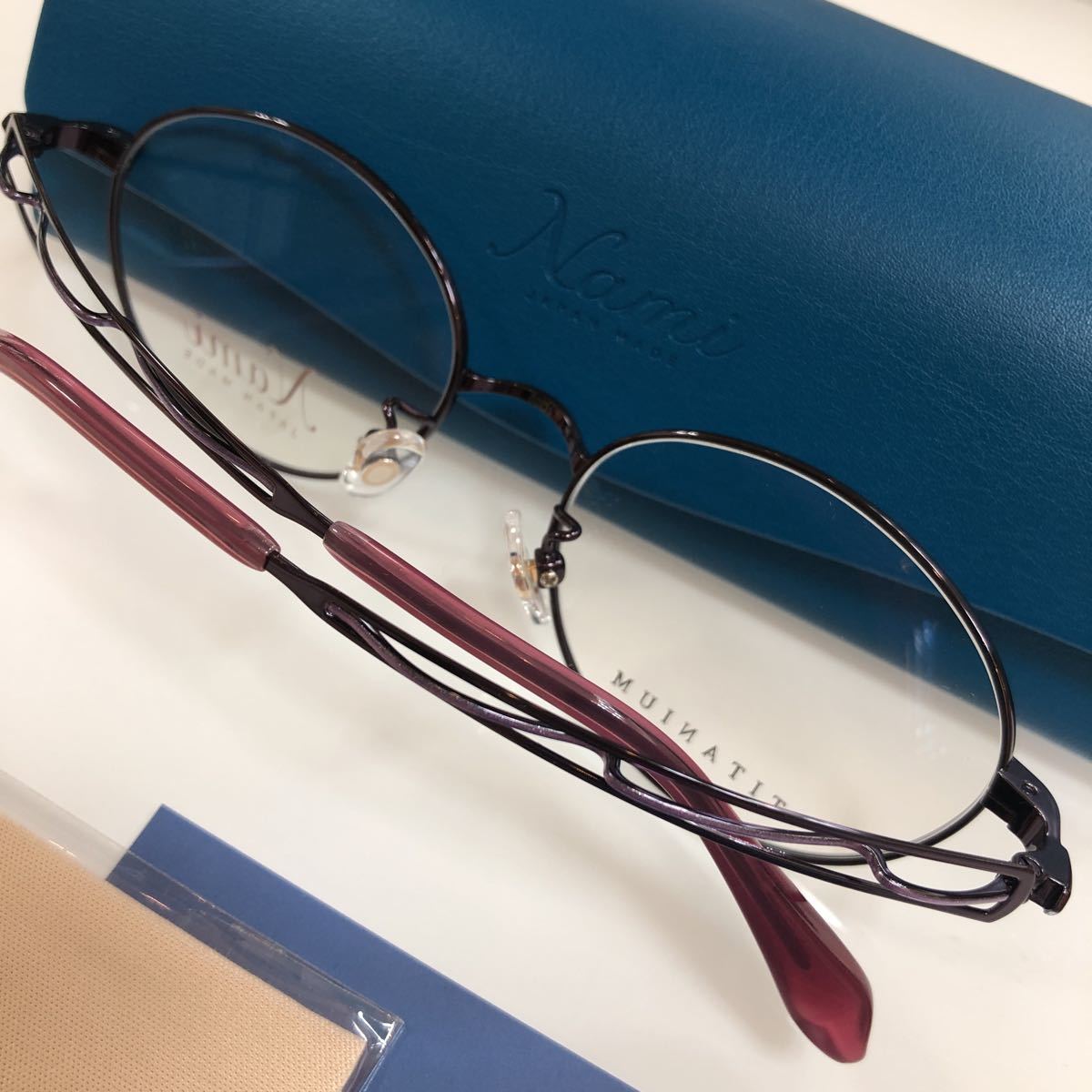 日本製 安心の2年正規保証付き! Nami ナミ JP1022 5018 日本 国産 Made In Japan メガネフレーム メガネ 眼鏡 フレーム JAPAN MADE