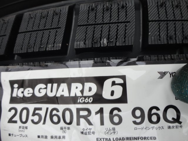 ◎2428 ◇新品 ＃2021年製＃ ヨコハマ iceGUARD iG60 205/60R16 4本 2021年製 №01 _画像6