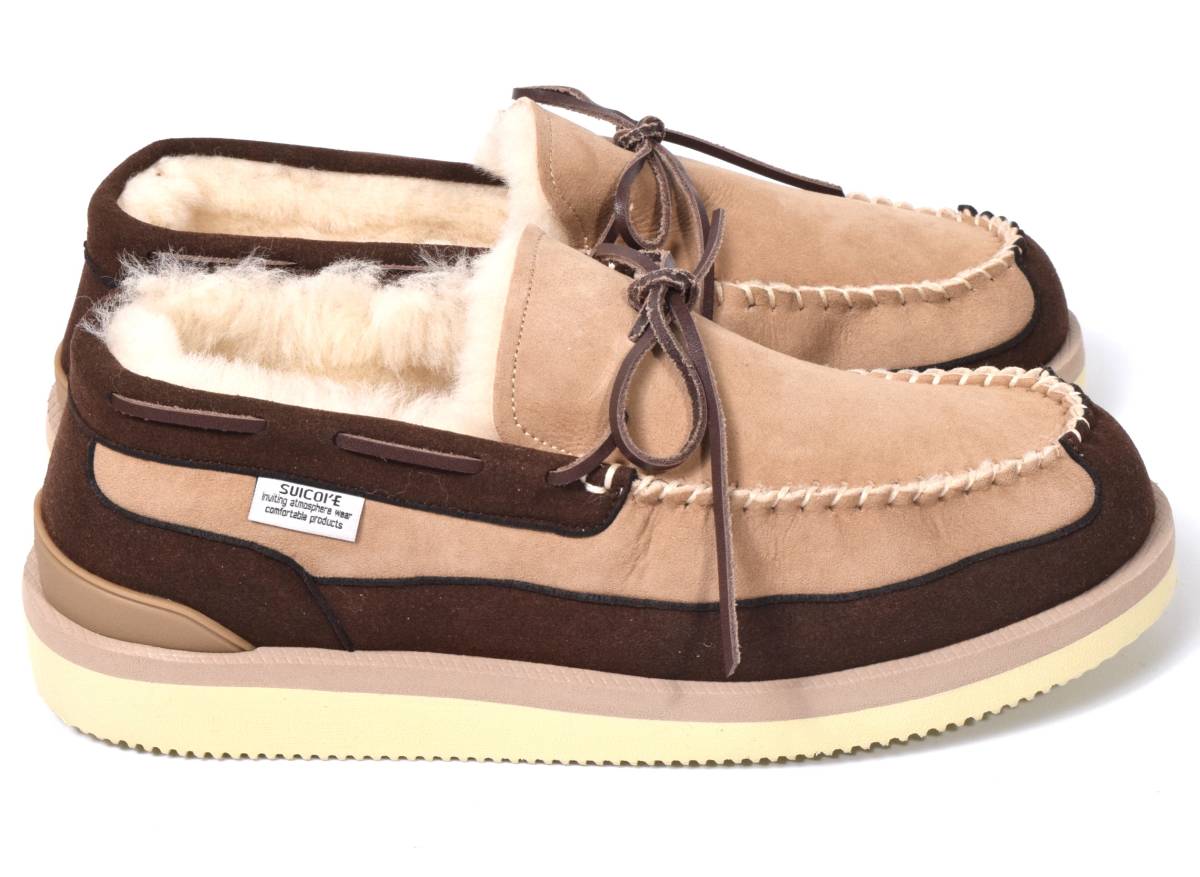 ヤフオク! - 未使用 SUICOKE スイコック ムートン モカシン シ...