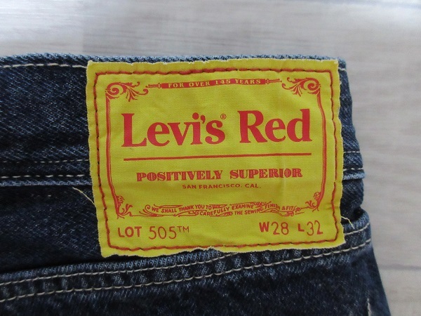 『 送料無料！』 《 Good デザイン！》 ★ 雰囲気抜群 ♪♪【リーバイス レッド】【Levi's Red】《505》デニムパンツ・ジーンズ・W28_画像2