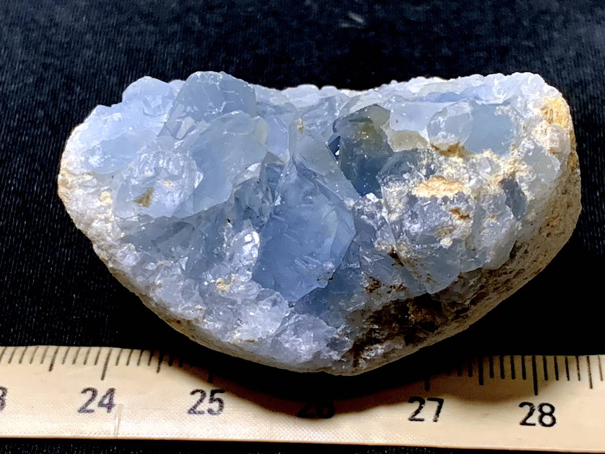 非常に脆い天青石・セレスタイト・2-1・81g（マダガスカル産鉱物標本）の画像3