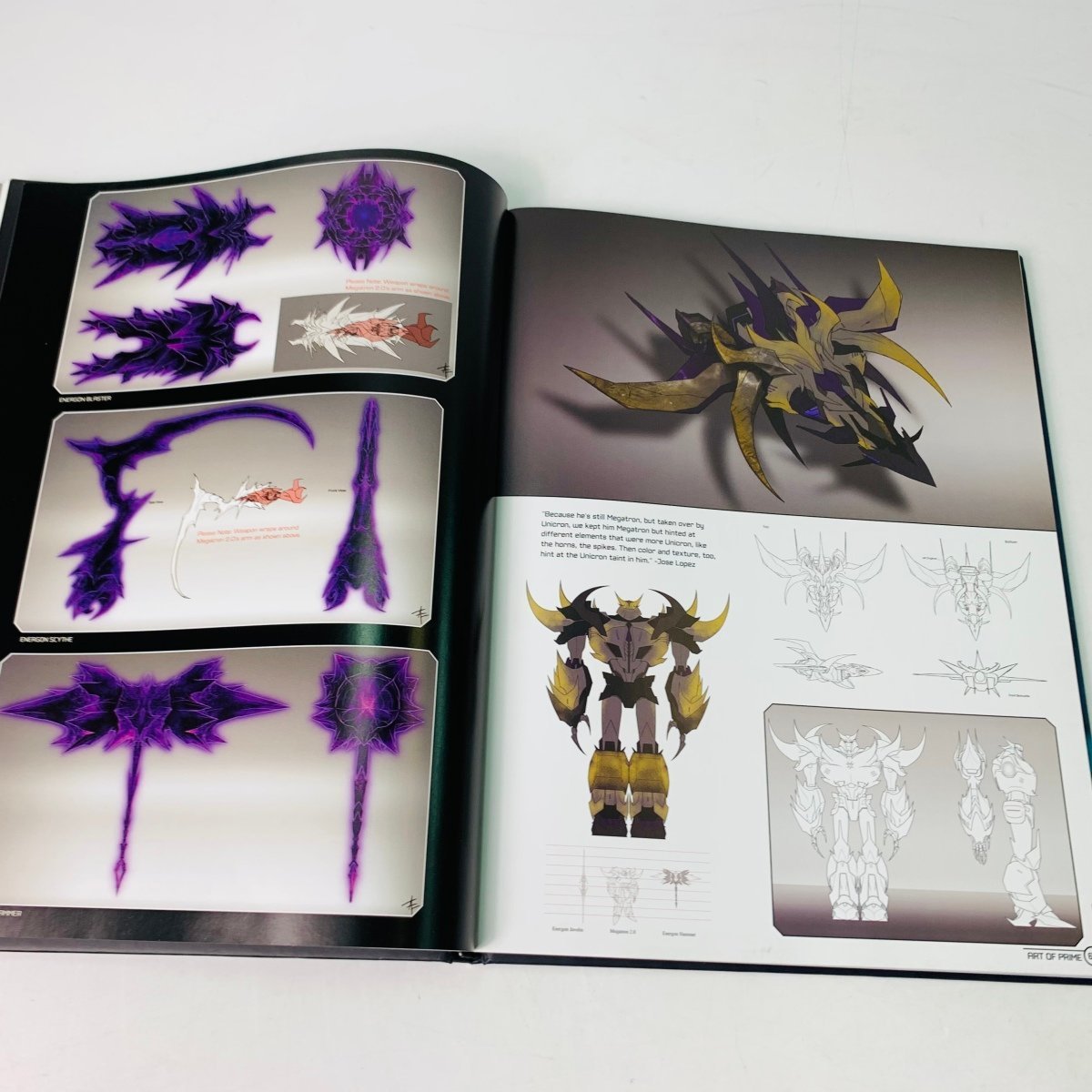 TRANSFORMERS THE ART OF PRIME トランスフォーマー 画集 設定資料集