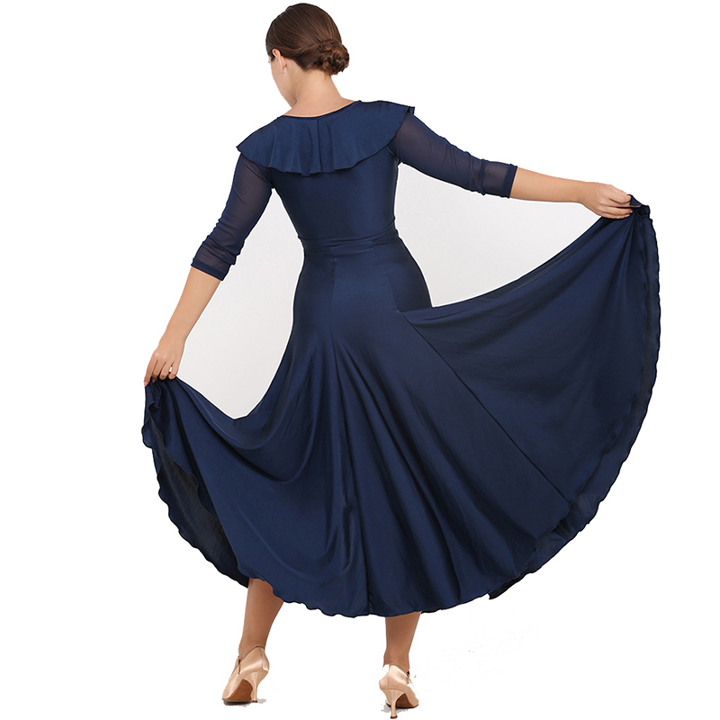 新品　レディースダンス衣装　新入荷　ラテンドレス　サイズS～XXL　ストレッチ付き素材　3色選択可　良品_画像5