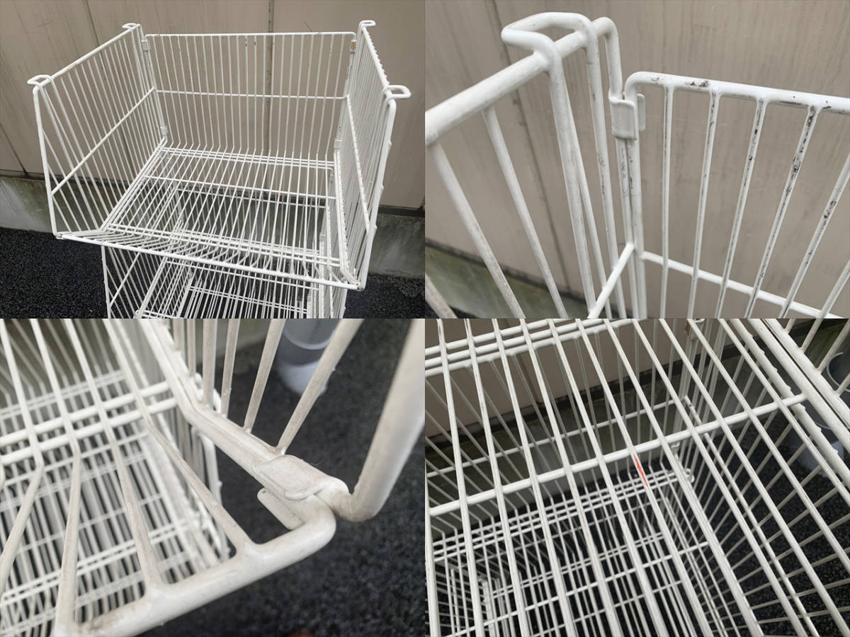 3 step start  King shelf Wagon ①# wire # store furniture etc. # clothes display case # large rice field district * Shinagawa district * Meguro district free shipping ( our company delivery 