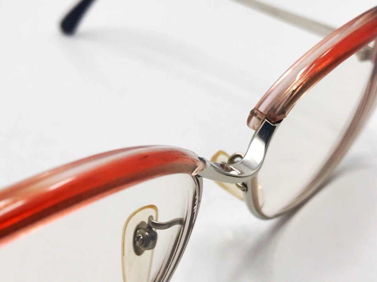 【ビンテージ】Yves Saint Laurent サーモント サンプラチナ製 メガネ/サングラス