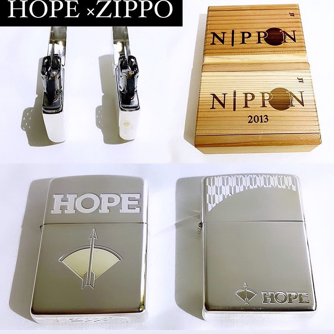 HOPE 懸賞zippo 2013 木箱 - タバコグッズ