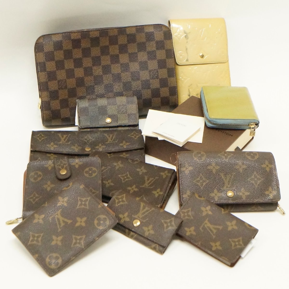 ジャンク LOUIS VUITTON ルイヴィトン セカンドバッグ 長財布 財布 カードケース パスケース キーケース 11点 